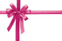 Pink Ribbon Gift Box
